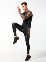 Men's Fitness Suit: Quick-Drying, Sweat-Absorbing Breathable Basketball Training Suit for Running, Yoga & More! - details 4