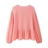 Conjunto de blusa y pantalones de estilo casual y holgado para mujer, otoño 2025 - details 2
