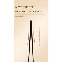 Pinzas para cejas negras de acero inoxidable con herramientas de belleza para cejas inclinadas y planas y depilación incorporada - details 6