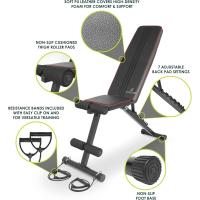 Banco de pesas multiusos ajustable para el hogar y el gimnasio, entrenamiento de fuerza corporal completa, ejercicios físicos y entrenamiento con pesas - details 1