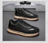 Zapatos de moda para hombre, zapatillas informales de cuero para todas las estaciones, zapatos para correr de moda de estilo coreano, calzado deportivo antideslizante resistente al desgaste para hombre - details 18