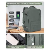 Mochila para maleta de cabina Ryanair para mujer, equipo de mano impermeable con USB - details 50