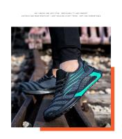 Zapatos De Seguridad 35-50 Para Hombre Y Mujer, Botas De Trabajo Con Punta De Acero, Zapatillas Indestructibles, Ligeras, Transpirables, Antigolpes, Zapatos De Construcción - details 19