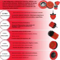 Taladro multiusos, kit de 5 piezas, depurador eléctrico, pulidor de coches, cocina, herramienta de limpieza de baño - details 2