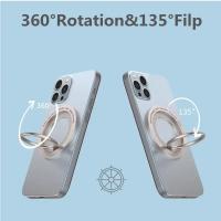 Soporte de Teléfono Magnético 360 con Anillo de Hueso para Carga Inalámbrica Magsafe Compatible con iPhone14 13 12 Pro Producto Normal Fabricado en China Accesorios de Electrónica - details 4