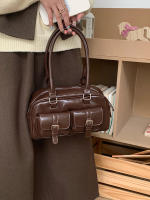 "Bolso Bandolera Vintage de Cuero - Estilo Bolera Retro, Elegante y Multifuncional para Mujer, Ideal para Oficina, Fiesta o Uso Diario |   Envío Rápido en Miravia" - details 2