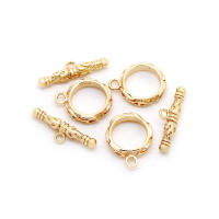 Pulsera de Tirantes Geométricos de Latón Dorado 18K Clasps para Hacer Joyería DIY - details 125