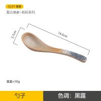 Cuchara de Cerámica de Alto Valor Cuchara de Sopa para Comer y Beber Vajilla Retro para Cocina Japonesa - details 7