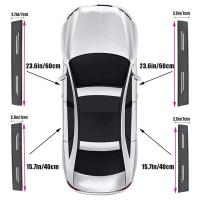 Pegatinas protectoras de Umbral de Puerta para Coche Mazda, 4 Piezas, para Mazda 2, 3, 5, 6, CX-3, CX-30, CX-5, CX-50, CX-60, CX-7, Decoración de Fibra de Carbono con Logotipo A - details 2