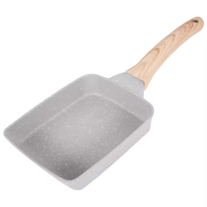 Sartén cuadrada antiadherente Tamagoyaki, olla de tortilla de estilo japonés, olla de desayuno, sartén para huevos, sartén para salsa de cocina - 1