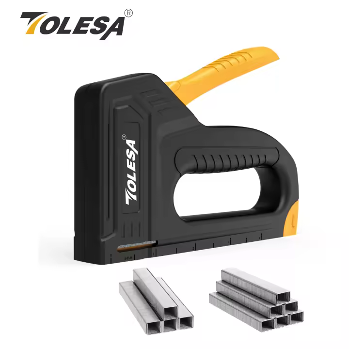 TOLESA Pistolas de Tornillo para Madera con Uso Ligero Manuales Herramientas de Carpintería para Decoración del Hogar con 1200 Tornillos de Palanca - 1
