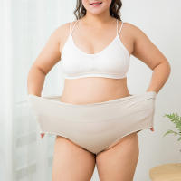 Bragas de mujer de talla grande 4PCS Cintura alta Algodón transpirable Sin costuras Lencería delgada Estilo sexy Chino - details 2
