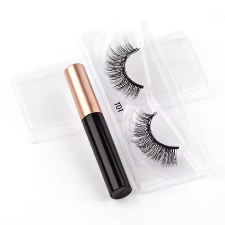Pestañas de Mink 3D Hacedas Magnéticas Pestañas Falsas Naturales Largas de Belleza Hechas a Mano - 1
