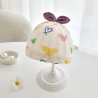 Gorro de muselina sin hueso de algodón para mantener el calor, gorro fetal de dibujos animados para bebé de 0 a 3 meses, turbante elástico suave para recién nacido - details 7