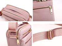 Bolsos cruzados para mujer, bolso de hombro con múltiples bolsillos, bolso de mensajero impermeable, bolso lateral con correa ajustable - details 3