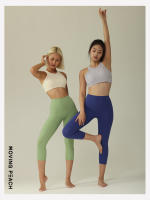Pantalones Capri de melocotón móvil, pantalón de Yoga de cintura alta, suave, Fitness, recortado con bolsillo, ACT - details 1