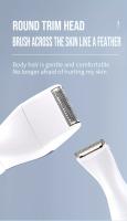 Afeitadora eléctrica 2 en 1 para mujer, recortadora de pelo corporal, afeitadora portátil de verano, elementos esenciales de viaje - details 4