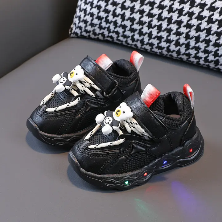 Nuevos zapatos de red para niños de la temporada y tendencia de zapatos para niños pequeños de suela blanda para bebés y niñas - 1