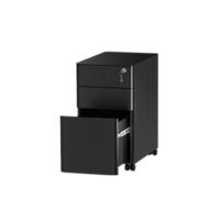 Archivero de Armario de Oficina Móvil con Ruedas Metalico Mueble de Oficina con Cerradura y Llave para Carta/A4 Blanco, 51 x 40 x 64cm - details 8