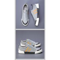 Zapatos Casuales para Hombres de Lona Ligera y Transpirable Versátiles con Cordones de Tacón Bajo - details 8