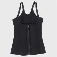 Camiseta sin mangas de entrenamiento de cintura para mujer, moldeador de cuerpo con cremallera, Top sin mangas con Control de barriga, ropa deportiva para mujer, ropa interior moldeadora de cuerpo - details 5