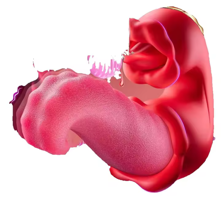 Vibrador de Lengua Grande Estimulador Clitorial con 10 Modos Masajeador de Vagina a Base de Punto G - 1