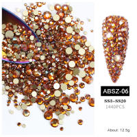 Piedras Preciosas para Uñas Clou Beaute K9 Cristal de Vidrio Decoración de Arte de Uñas Diamond Stone Rhinestones Color Plano - details 6