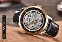 Reloj de Lujo de Negocios PAGANI DIZAINE Reloj Mecánico Automático Diseño de Esqueleto de Cuero - details 2