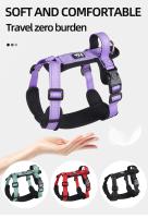 Arneses para Perros Medianos Reflectantes, Lavables, Diseño a Rayas Ideal para Paseos - details 0