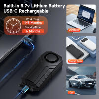 WSDCAM Alarma Antirrobo para Bicicleta Inalámbrica Impermeable, Sensor de Movimiento, Kit de Alarma para Bicicletas y Scooters Eléctricos - details 4