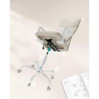 Silla ergonómica para Sala de Reuniones, Asiento Giratorio, Asiento Acolchado, Regulable en Altura e inclinable, Capacidad de Carga 120 kg, Negro - details 17