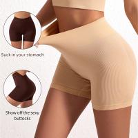Pantalones cortos deportivos de punto sin costuras, Shorts informales de cintura alta con realce para ciclismo, Fitness, correr, ajustados, levantamiento de cadera, ropa deportiva para Yoga - details 8