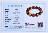 Pulsera de ojo de tigre de color natural para hombres y mujeres, amuleto de buena suerte hecho a mano, joyería Feng Shui - details 10