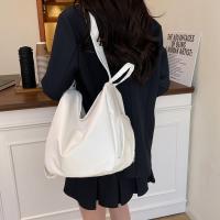 Bolso Hobo de Color sólido, bolso de hombro de piel sintética con cremallera, bolso cruzado multifunción impermeable, mochila para mujer - details 1