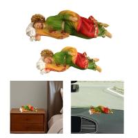 Religious Sculpture Decorative Artwork Religious Tabletop Display Sleeping Joseph Statue for Tabletop Home Shelf Office Car