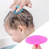 Cepillo de ducha suave multifunción, cepillo de silicona para limpieza del cabello, baño de bebé, champú, cepillo de masaje - details 1