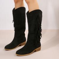 Otoño Invierno mujer moda Martin botas tacones bajos botas zapatos - details 1