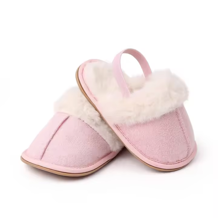 Suaves Zapatillas de Bebé Calidez Cálida, Antideslizantes, Adecuadas para Uso Interior y Exterior, Perfectas para el Invierno - 1