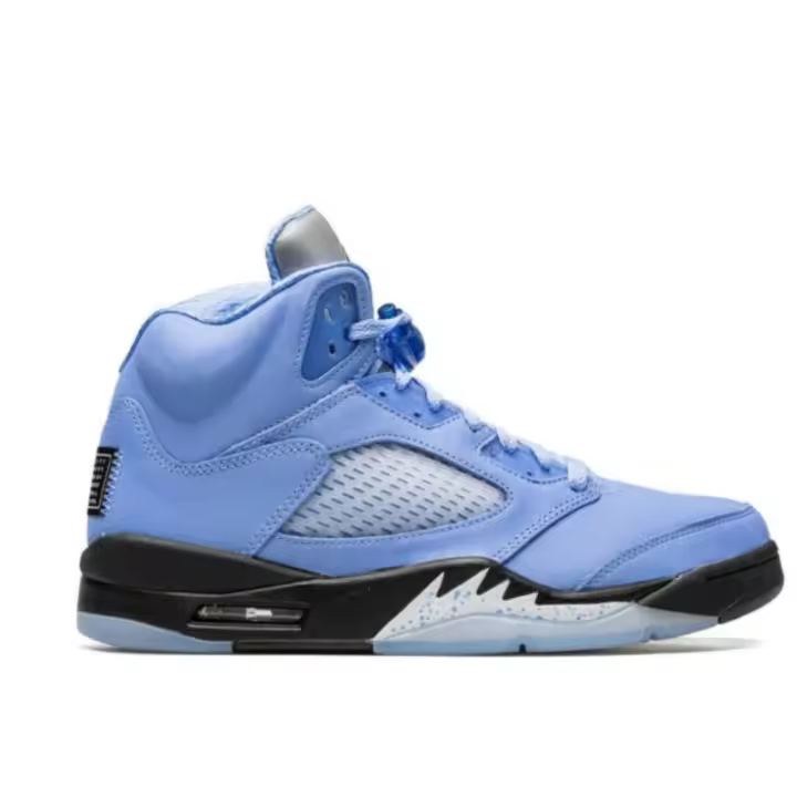 Zapatillas de baloncesto retro azul claro para hombre y mujer. - 1