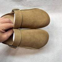 Zapatos Plataforma Retro Mujer 2025 Nueva Primavera Casual Versátil Lazy Nubuck Bolsa Cabeza Media Zapatilla - details 16