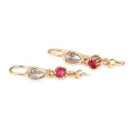 Latón color oro de 18 quilates, compatible con cuentas de medio agujero con ganchos de medio pasador para pendientes, joyería de alta calidad, accesorios para manualidades. - details 9