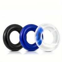 3 uds TPE suave elástico anillo para pene grande impermeable retrasado anillo para glande de larga duración anillo para pene - details 0