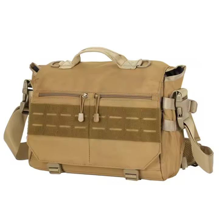 Bolsa militar para ordenador portátil de 15,6 pulgadas, bolsa de mensajero táctica, mochila para ordenador, cinturón para acampa - 1