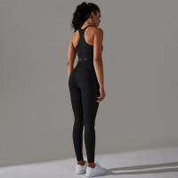 Conjunto de Yoga sin costuras para mujer, ropa deportiva para gimnasio, sujetador de entrenamiento, mallas para correr de cintura alta, para Fiess - details 8