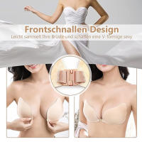 Sujetador push up adhesivo sin espalda, sujetador sin tirantes reutilizable con efecto push & lift, taza A - details 1