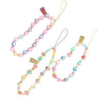 Cadena para teléfono móvil, colgante para teléfono móvil, adornos para teléfono, cordón para teléfono móvil, correas para teléfono móvil, cuerda de cerámica blanda con cuentas de arcilla - details 13