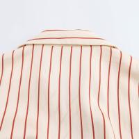Nueva ropa de mujer europea y americana, con bolsillos de cinturón y vestido midi a rayas 5029068 - details 13