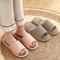 Zapatillas de lino transpirables para hombre y mujer, chanclas antideslizantes para interiores y el hogar, zapatos planos cómodos para la playa - details 10