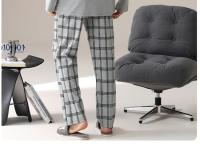 Pijamas con estampado a rayas para hombre, ropa de dormir de algodón peinado con cuello redondo, talla grande, a la moda, Y2k, otoño e invierno, 2024 - details 90