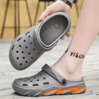 Zuecos informales para hombre, sandalias de moda de lujo, zapatos de jardín, zapatillas de playa al aire libre, calzado Masculino - details 13